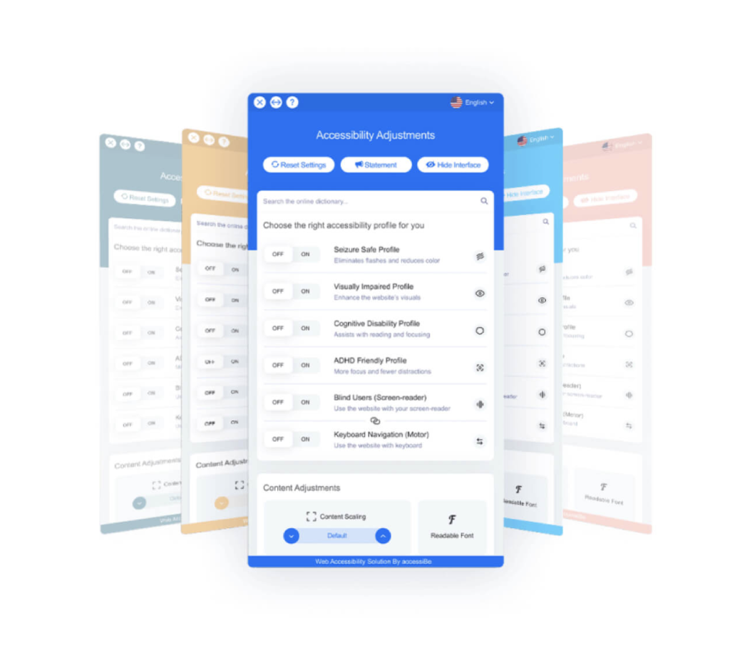 image of accessiBe’s widget tool